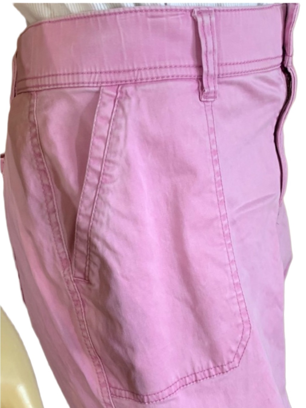 LANE BRYANT ORCHID PINK SKINNY LEG CORSET HEM PANTS (18) - Picture 8 of 13